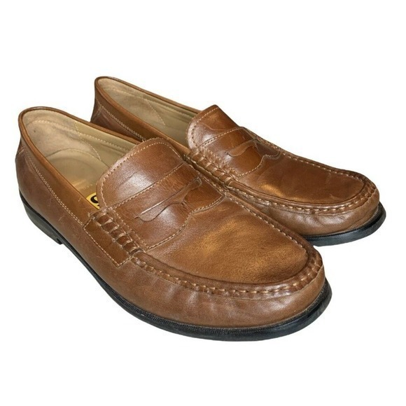 Cole Haan Pinch Maine Classics Mens 9M‎ Brown Leather Penny Loafers - Picture 1 of 7